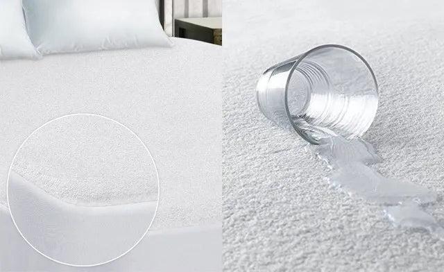Waterproof Quilted Mattress Protector - (Washable